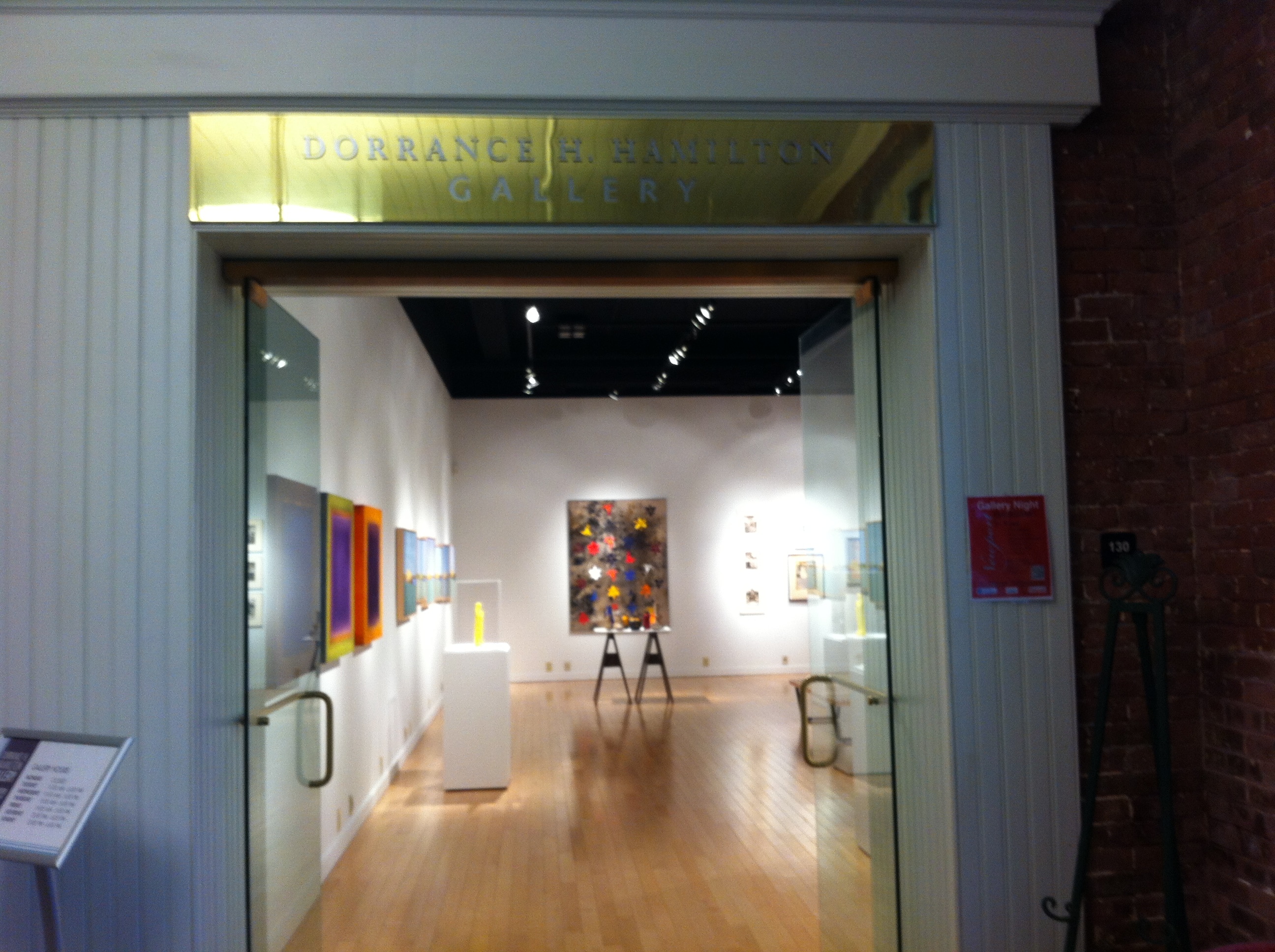 The entrance to the Hamilton Gallery's new installation, James Baker's Hermetic Museum