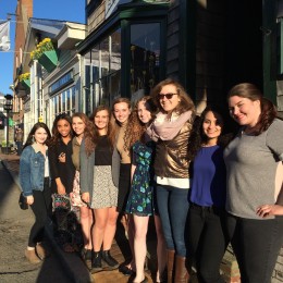 Mosaic Staff out for the evening on Bowen's Wharf.