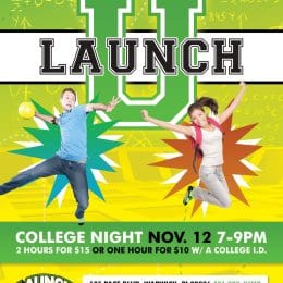 Launch Trampoline’s First Ever College Night