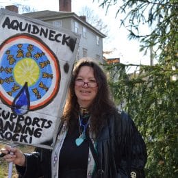 Aquidneck Stands With Standing Rock at Eisenhower Park