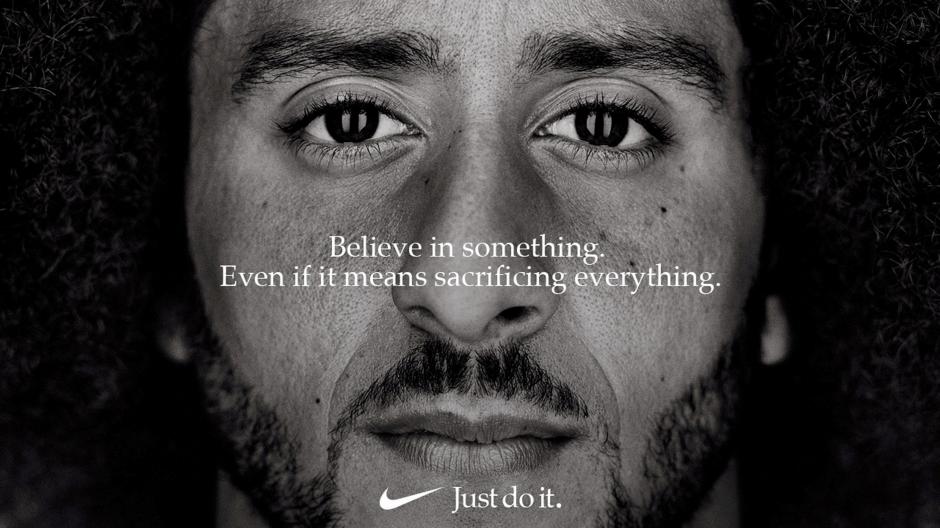 The newest Nike campaign celebrating the 30th anniversary of the “Just Do It” slogan features controversial NFL free agent Colin Kaepernick, who gained notoriety for his silent protests during the national anthem. (via nypost.com)