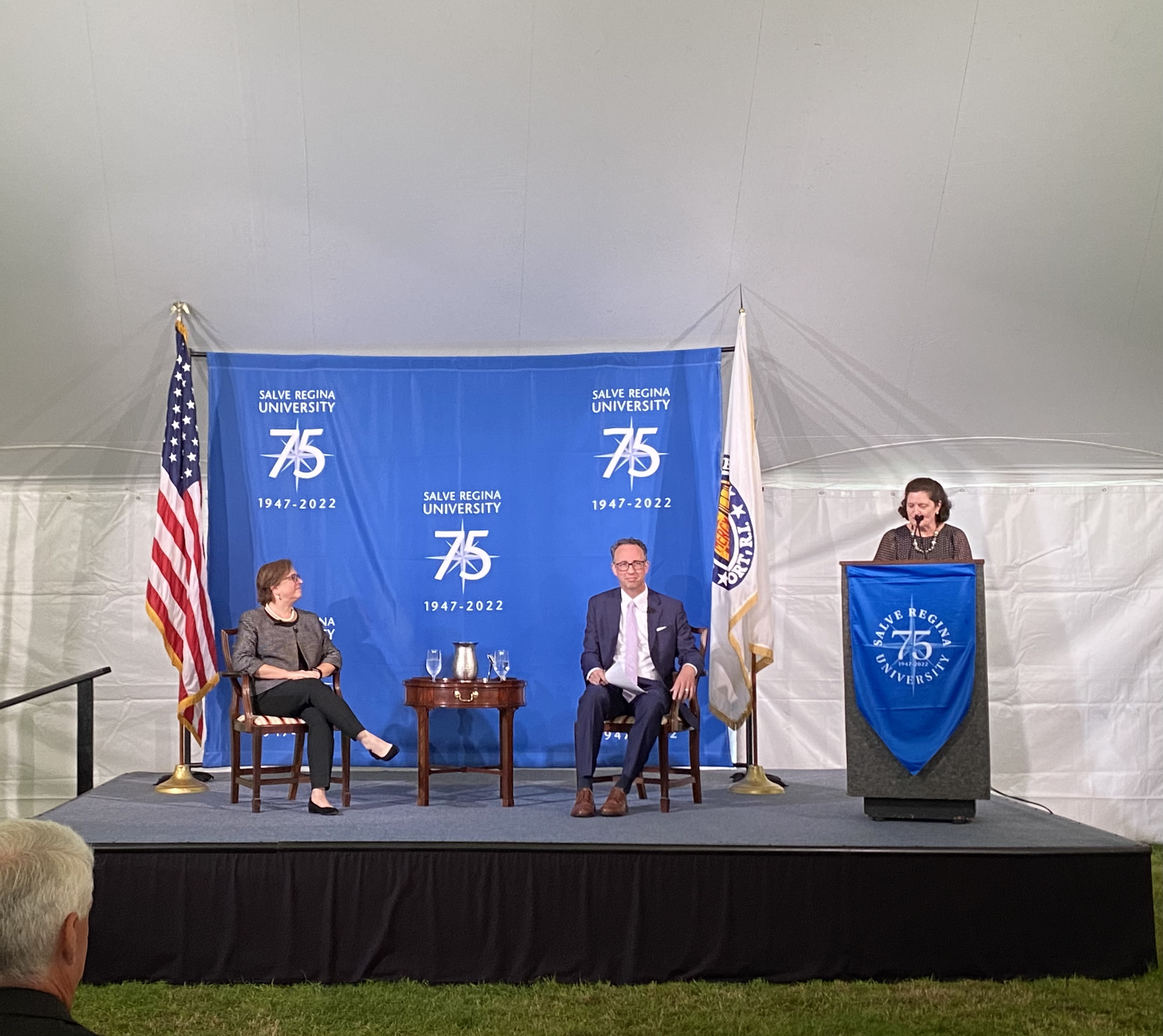 Supreme Court Justice Elena Kagan Visits Salve Regina for a Fireside Chat